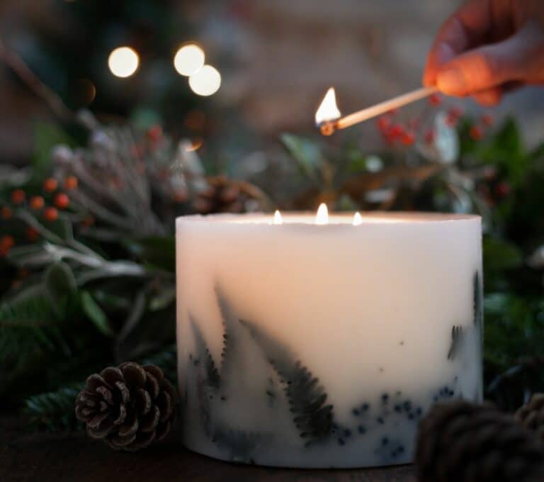 Pinewood Botanical Large Luxury Scented Candle Noble Isle